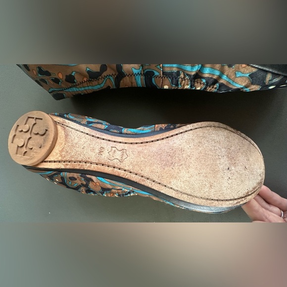 Tory Burch Satin Ballet Flats - Size 8 - Picture 7 of 10
